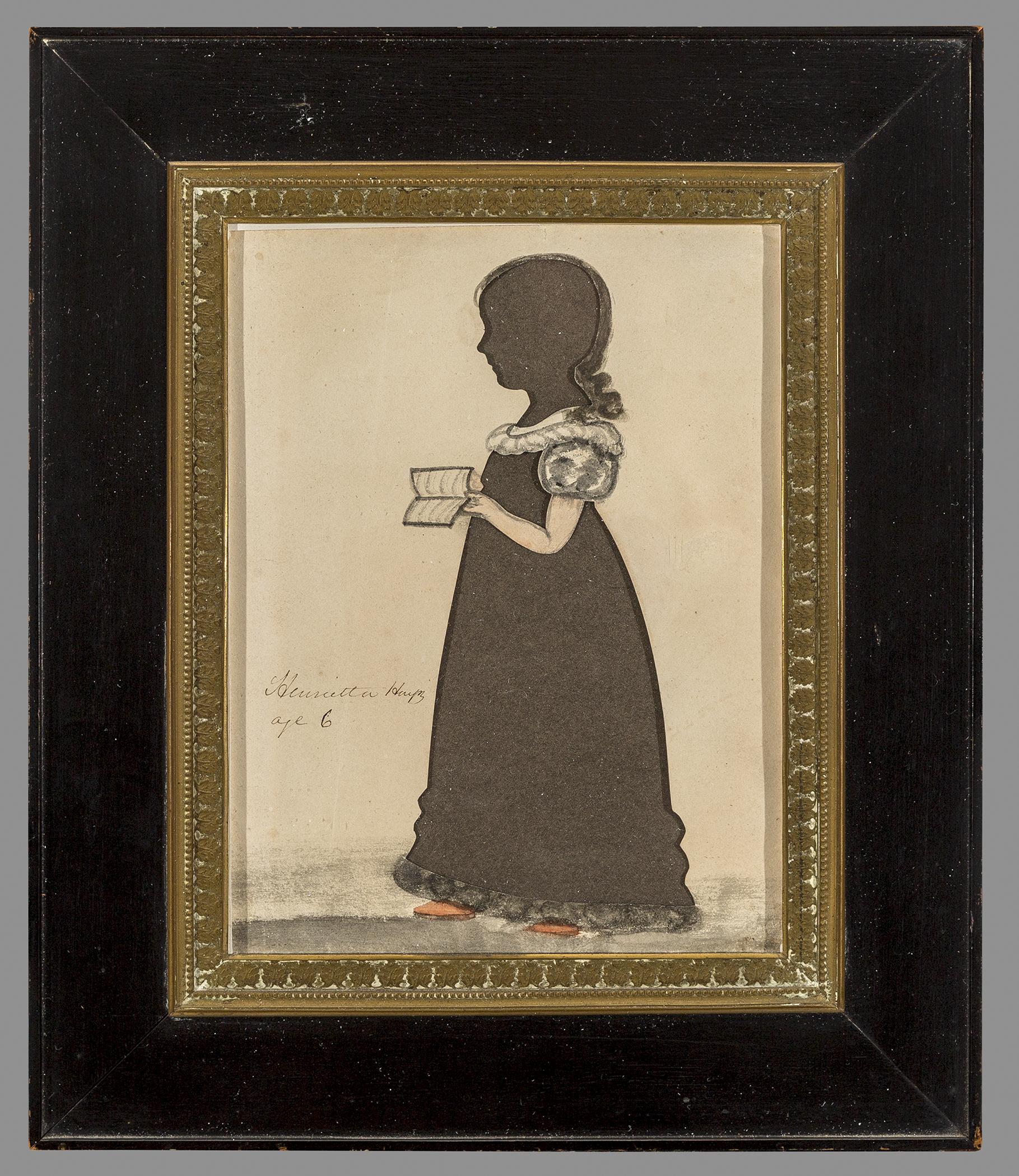 1964.0091 Silhouette and frame, view 2