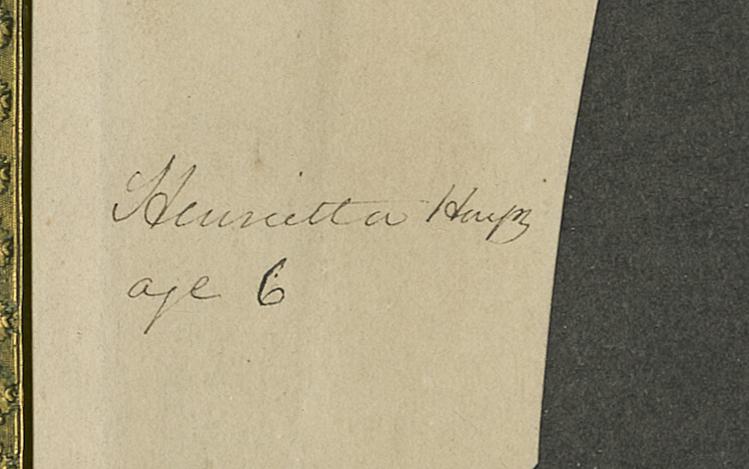 1964.0091 Silhouette and frame, detail 1