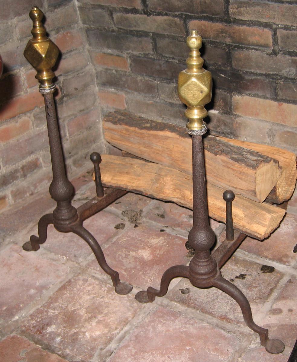 1964.0095.001 and .002 Andirons