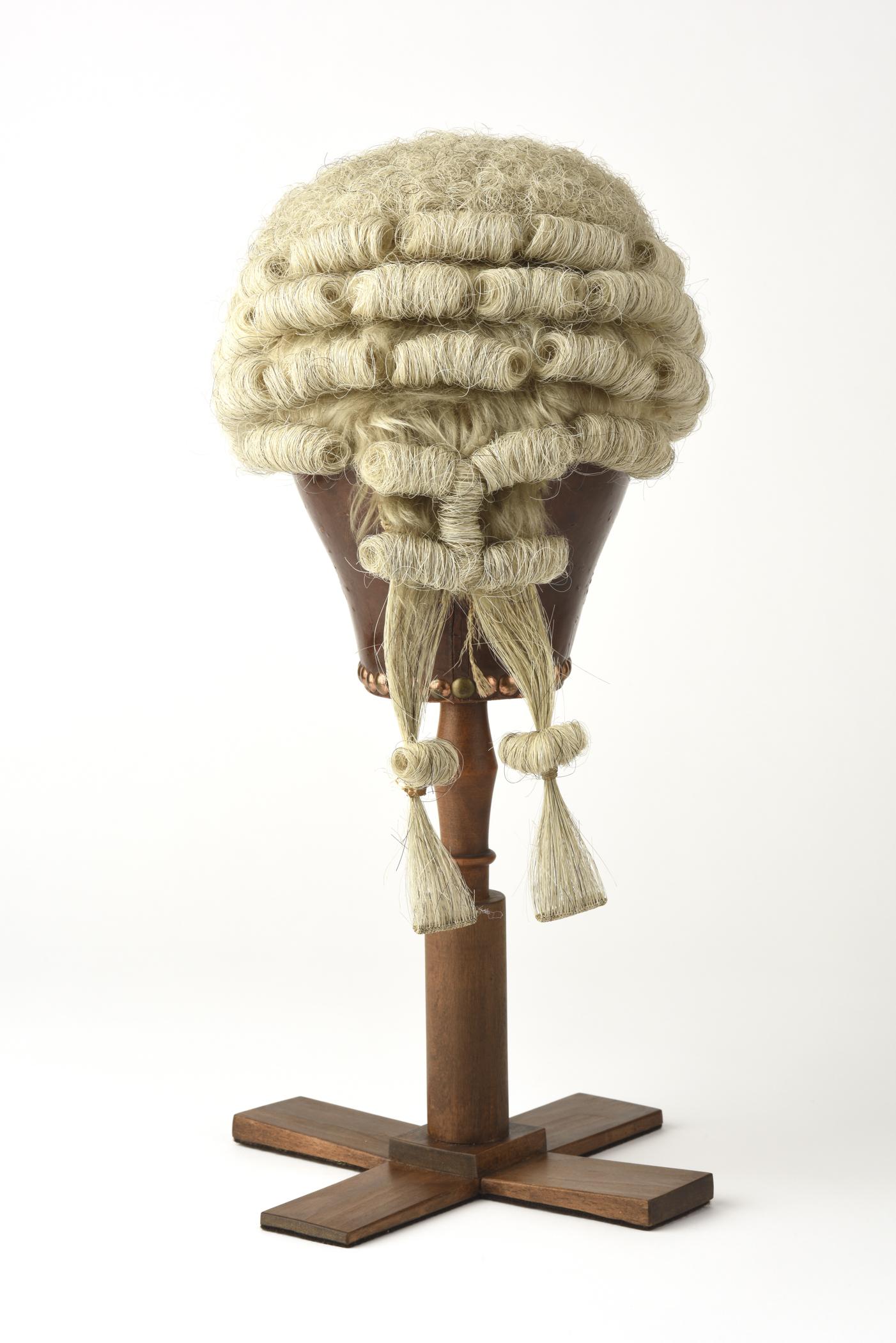 1958.2012 Wig stand, 1964.0096 B Wig, view 2