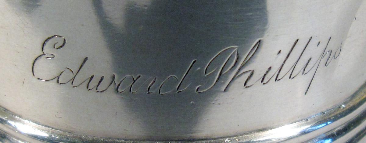 1964.0107 Silver Mug engraving 1