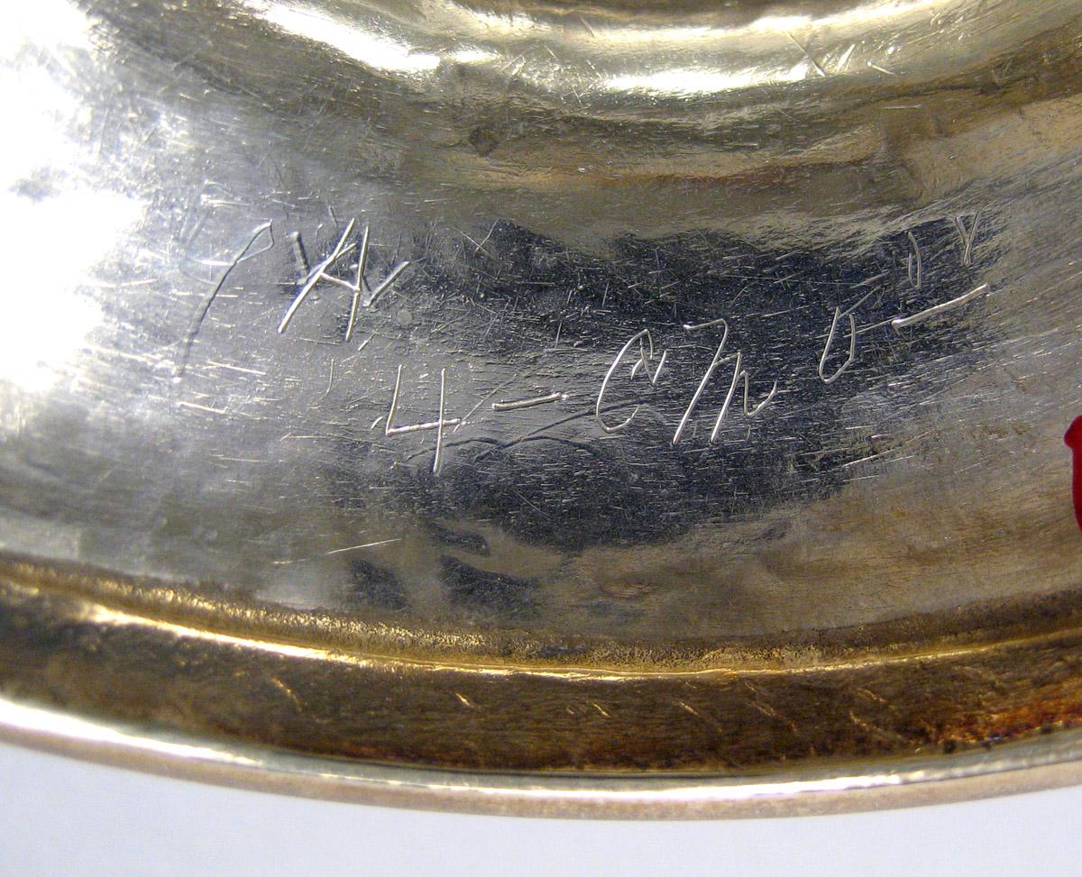 1964.0108.001 Silver Salt inscription 2