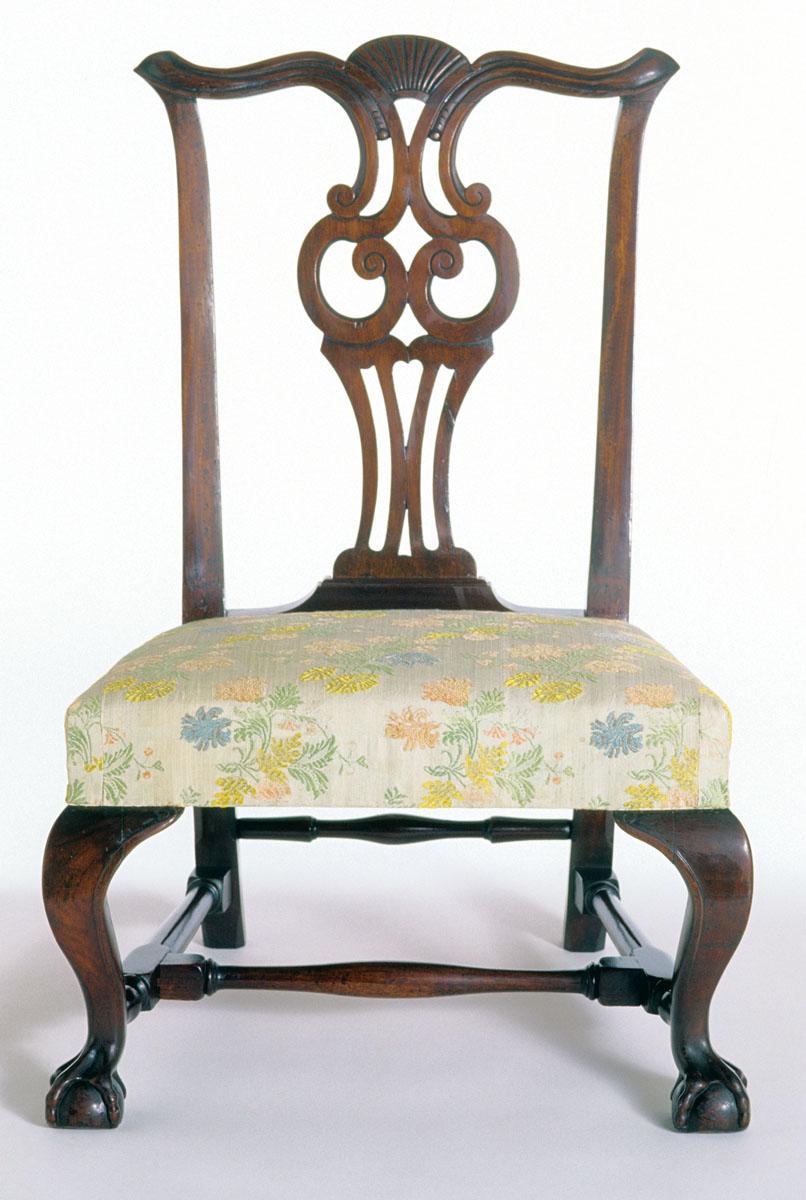 1964.0109 Chair, Slipper Chair, Slipseat, view 4