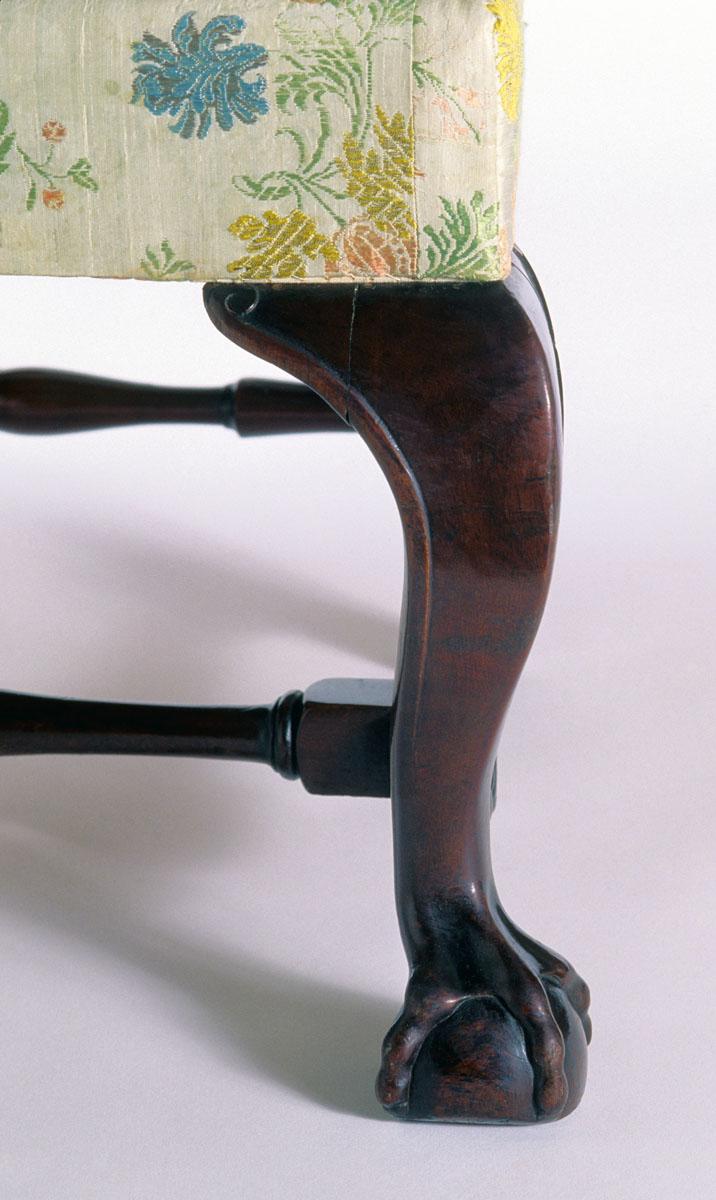 1964.0109 Chair, Slipper Chair, Slipseat, detail 1