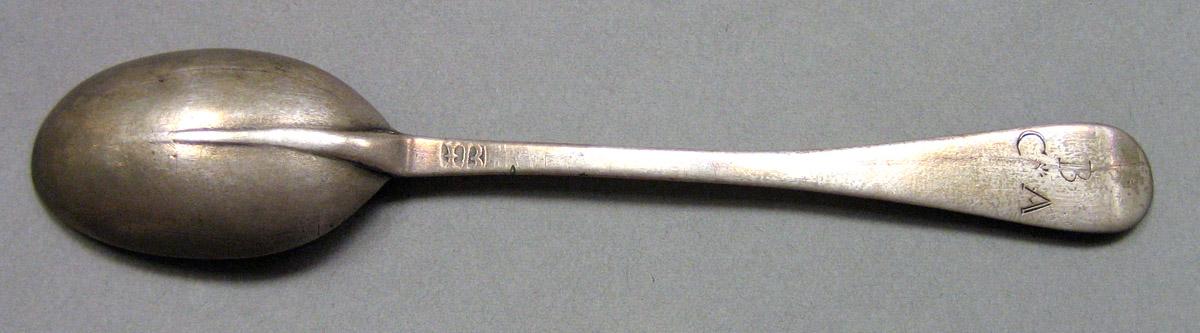 1964.0118 Silver Spoon underside