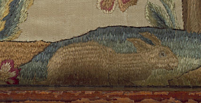 1964.0120.001 A Needlework picture, Detail 2