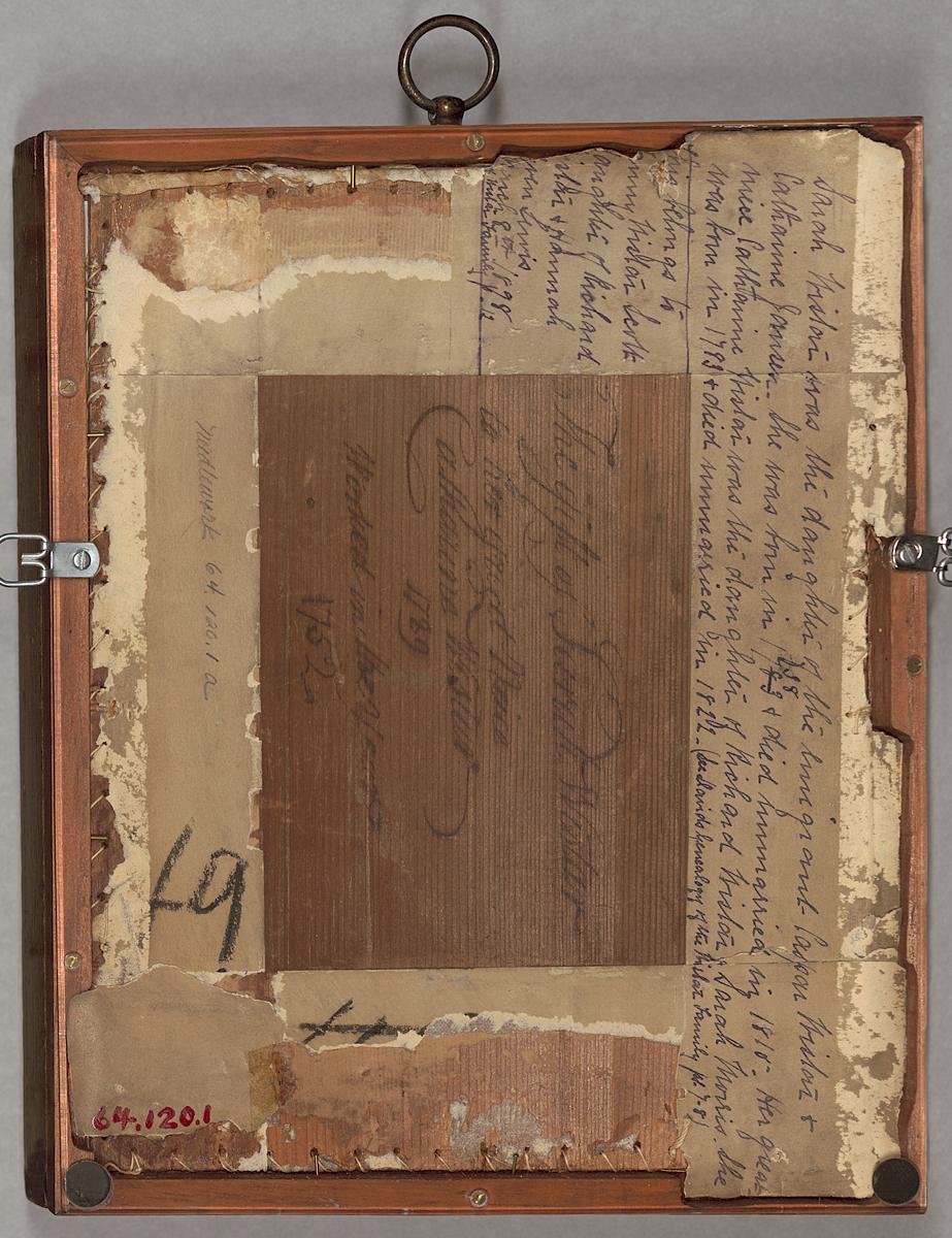 1964.0120.001 B Frame, D Backboard, reverse