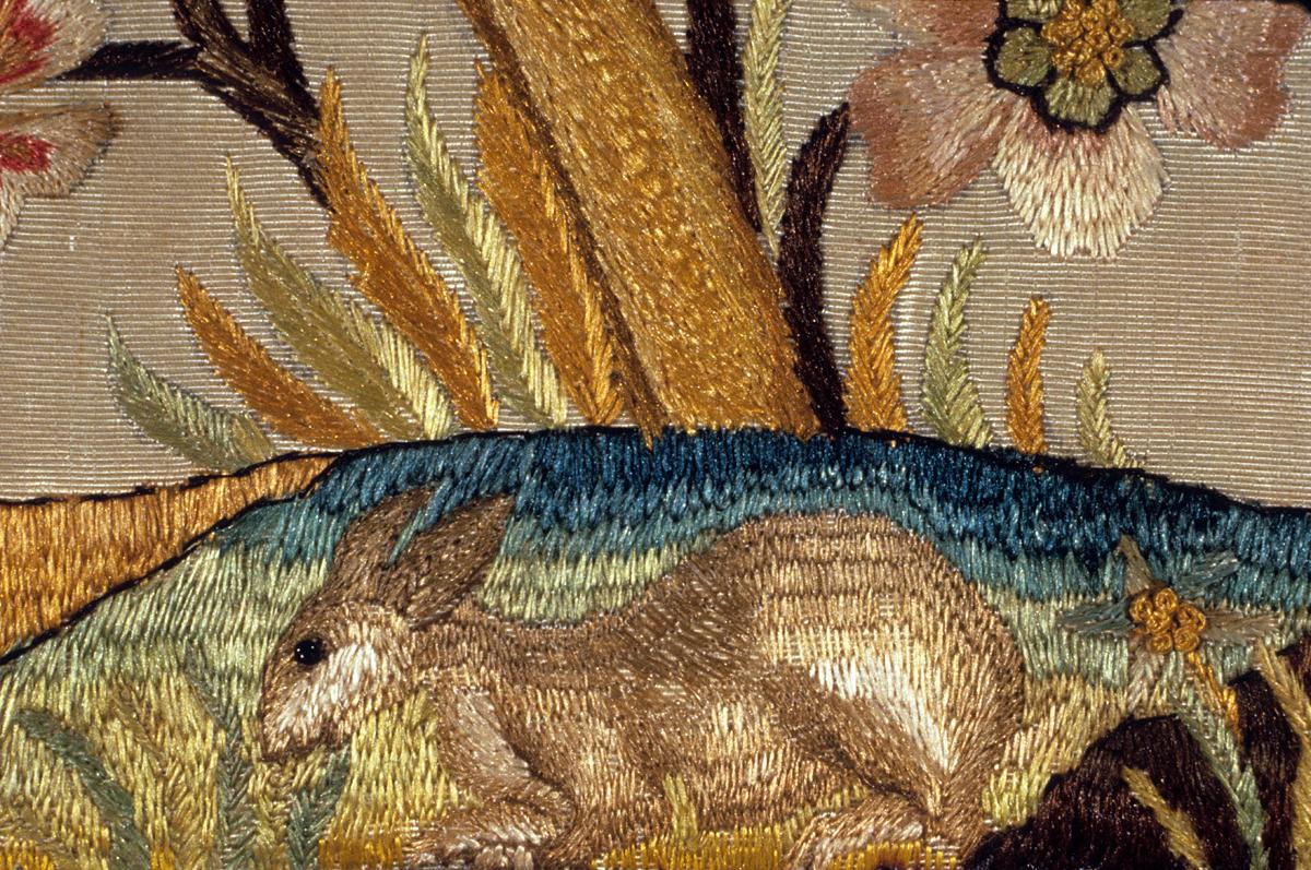 1964.0120.002 A Needlework picture, View 2 Detail