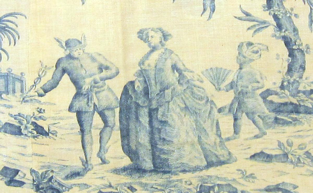 1964.0122.001 textile, printed detail