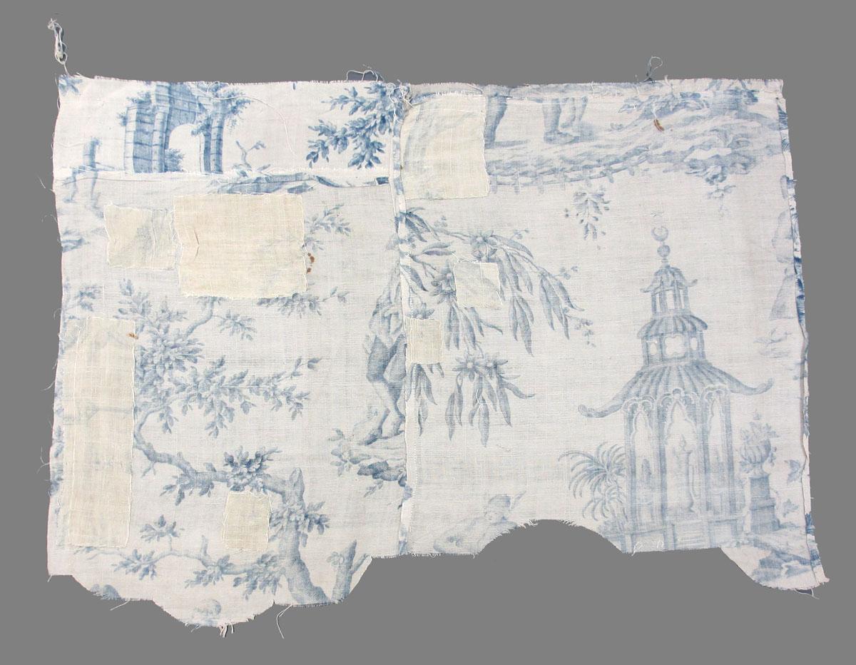 1964.0122.002 textile, printed reverse