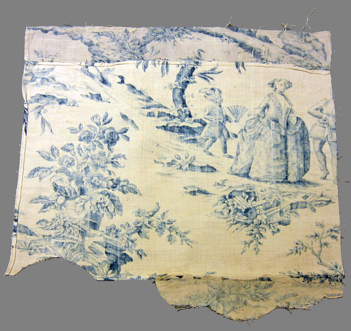 1964.0122.003 textile, printed reverse