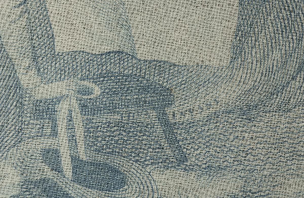 1964.0123 Textile, printed, detail 14
