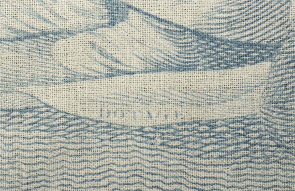 1964.0123 Textile, printed, detail 7