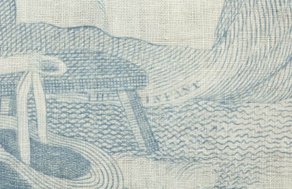 1964.0123 Textile, printed, detail 9