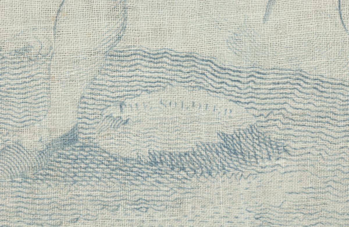 1964.0123 Textile, printed, detail 10