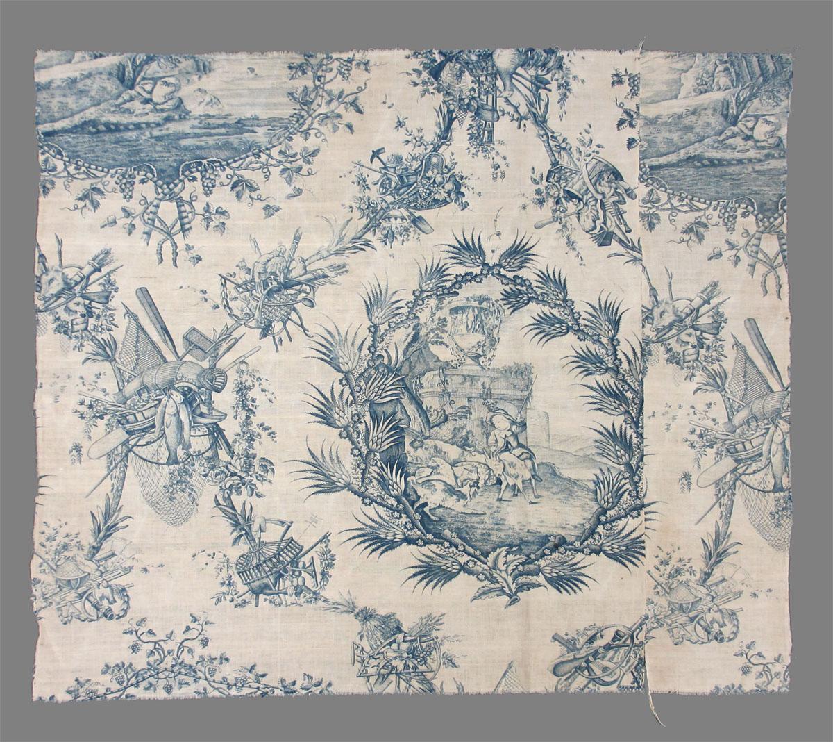 1964.0126 textile, printed obverse