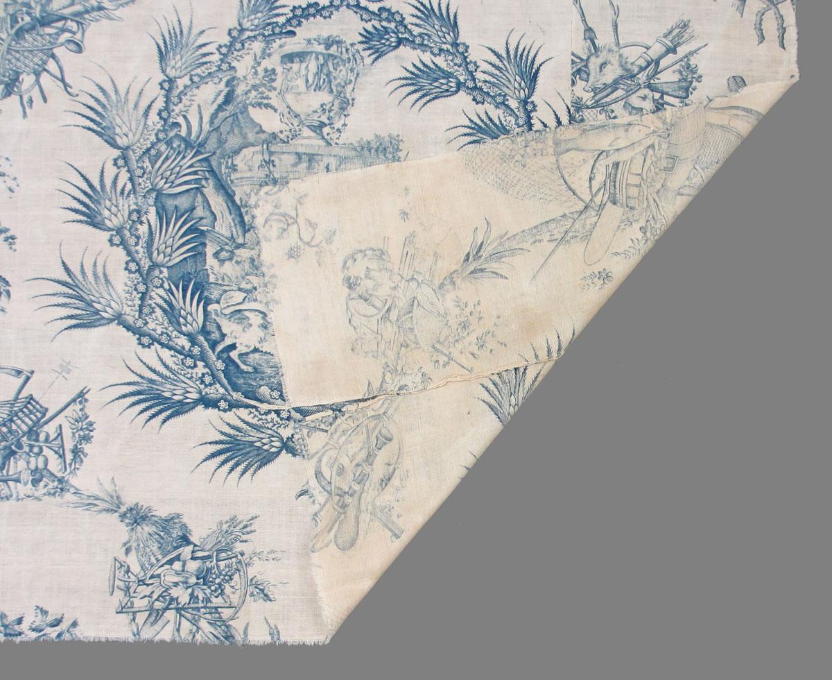 1964.0126 textile, printed folded corner