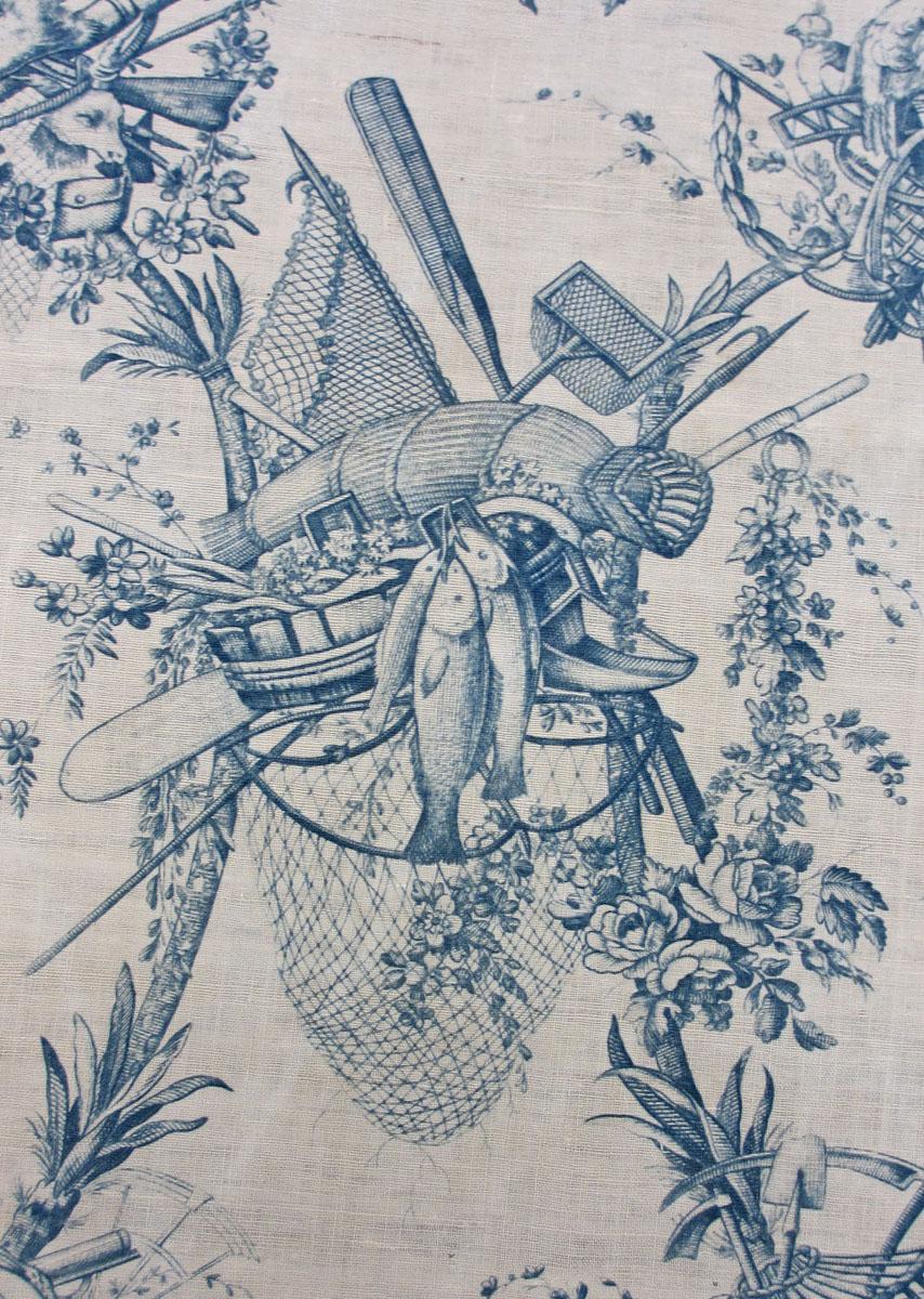 1964.0126 textile, printed detail 1