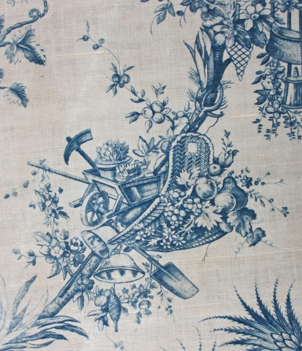 1964.0126 textile, printed detail 3