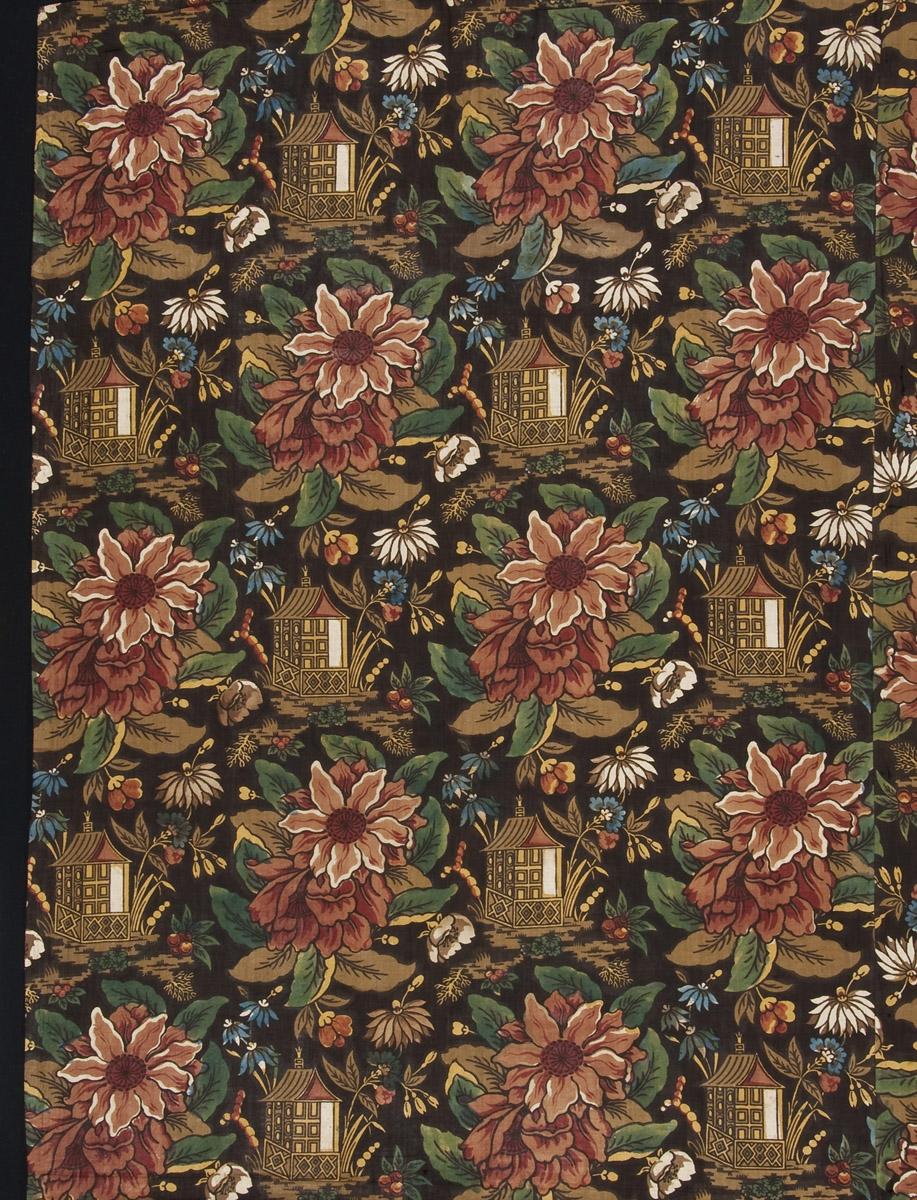 1964.0128 Textile, printed, detail 1