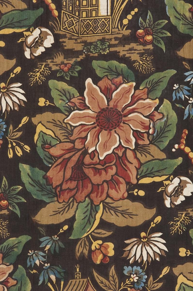 1964.0128 Textile, printed, detail 3