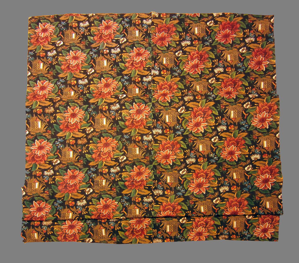 1964.0128 textile, printed partial obverse