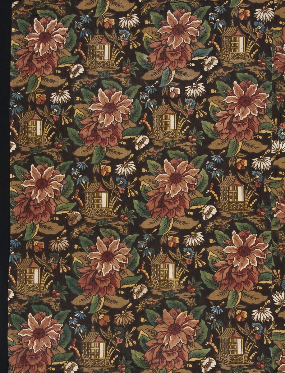 1964.0128 Textile, printed, detail, Book image C166