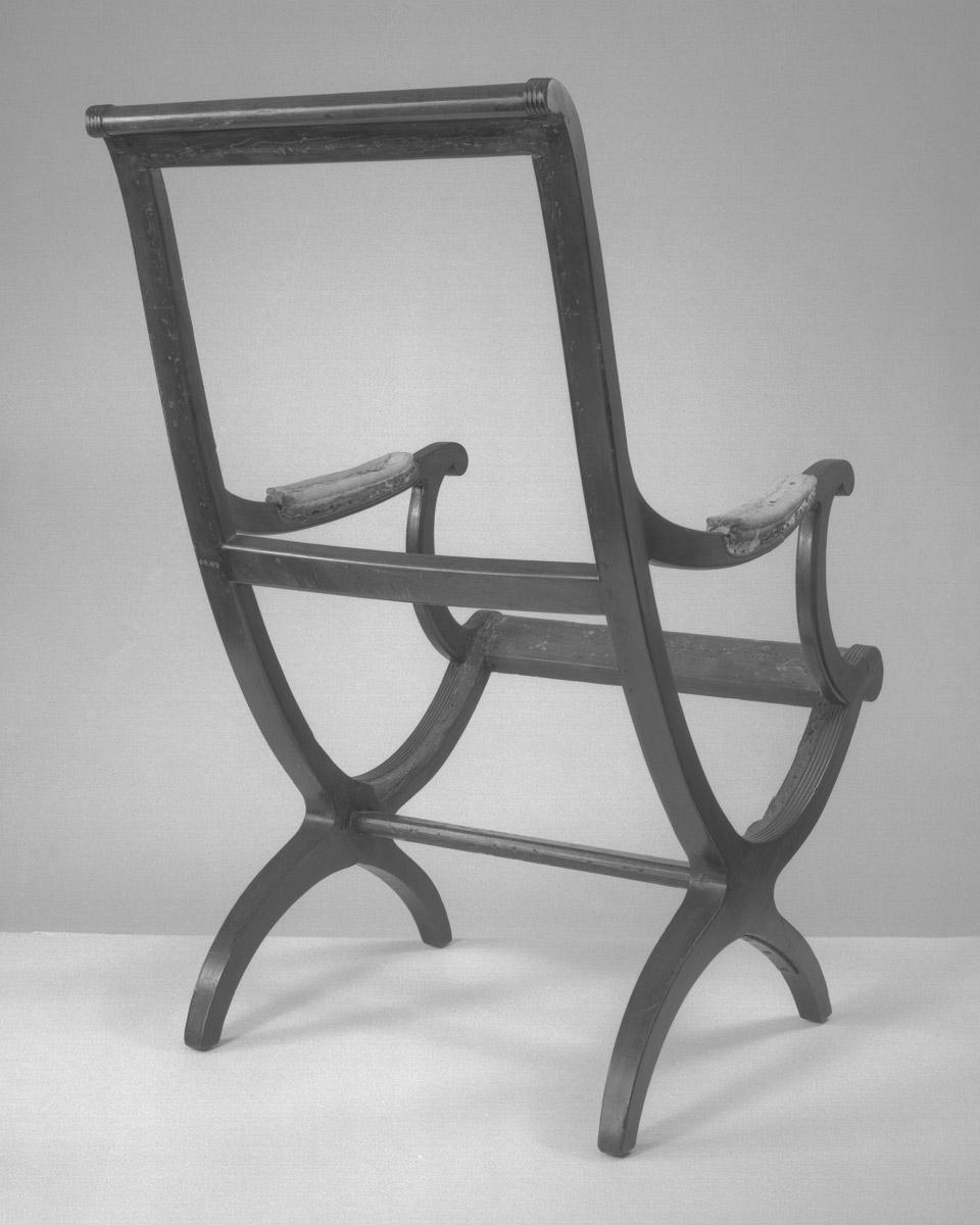 1964.0143 Chair, Campeche chair (without upholstery, view 2)