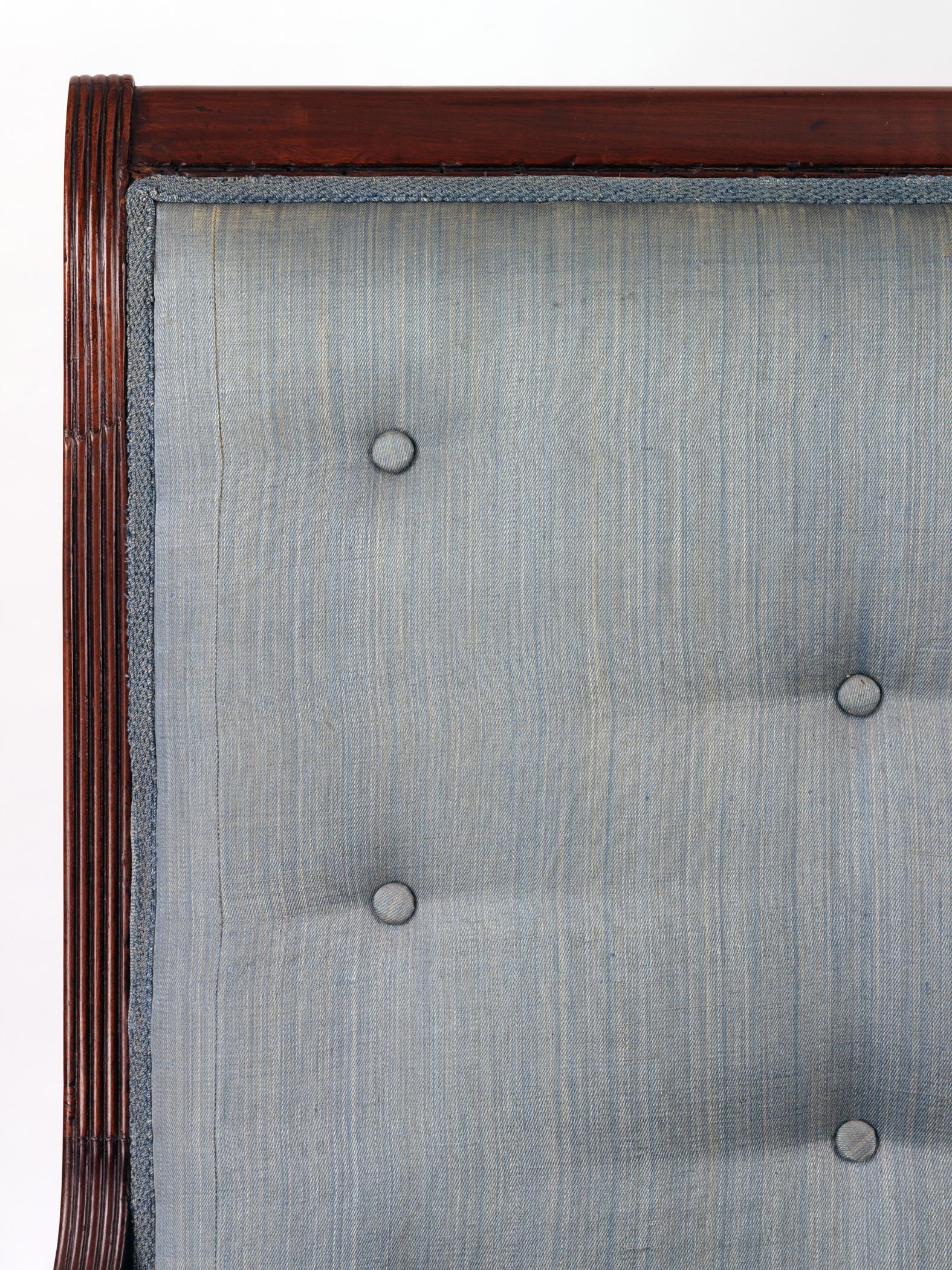 1964.0143 Chair, 1969.5533 Cushion, detail 1
