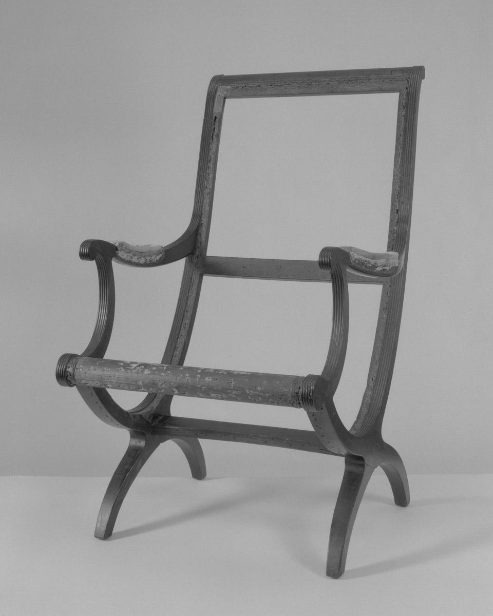 1964.0143 Chair, Campeche chair (without upholstery, view 1)
