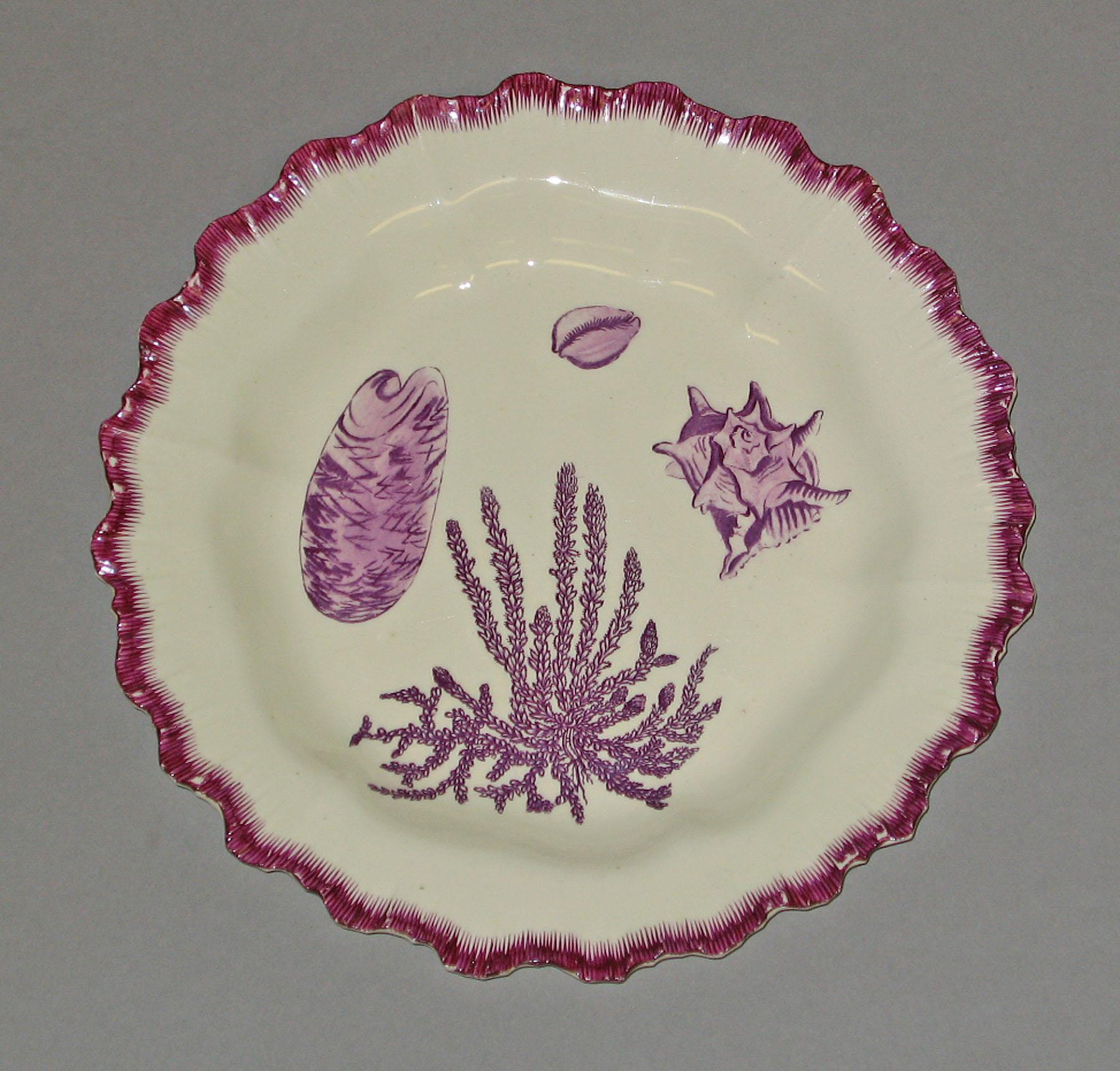 1964.0156.016 Creamware plate