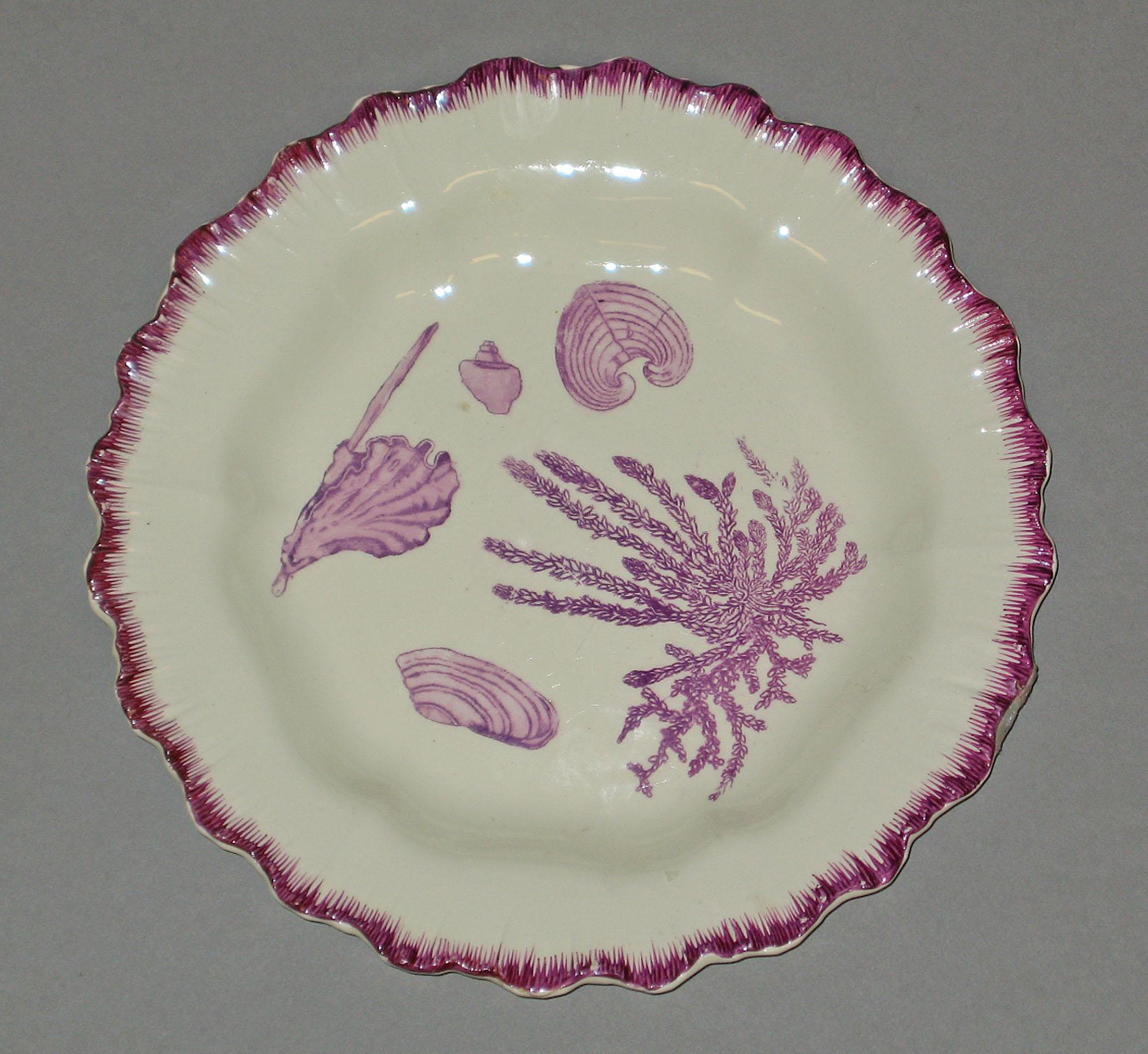 1964.0156.018 Creamware plate