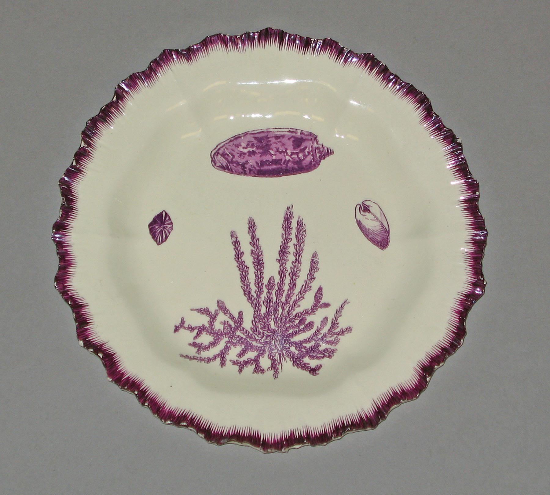 1964.0156.019 Creamware plate