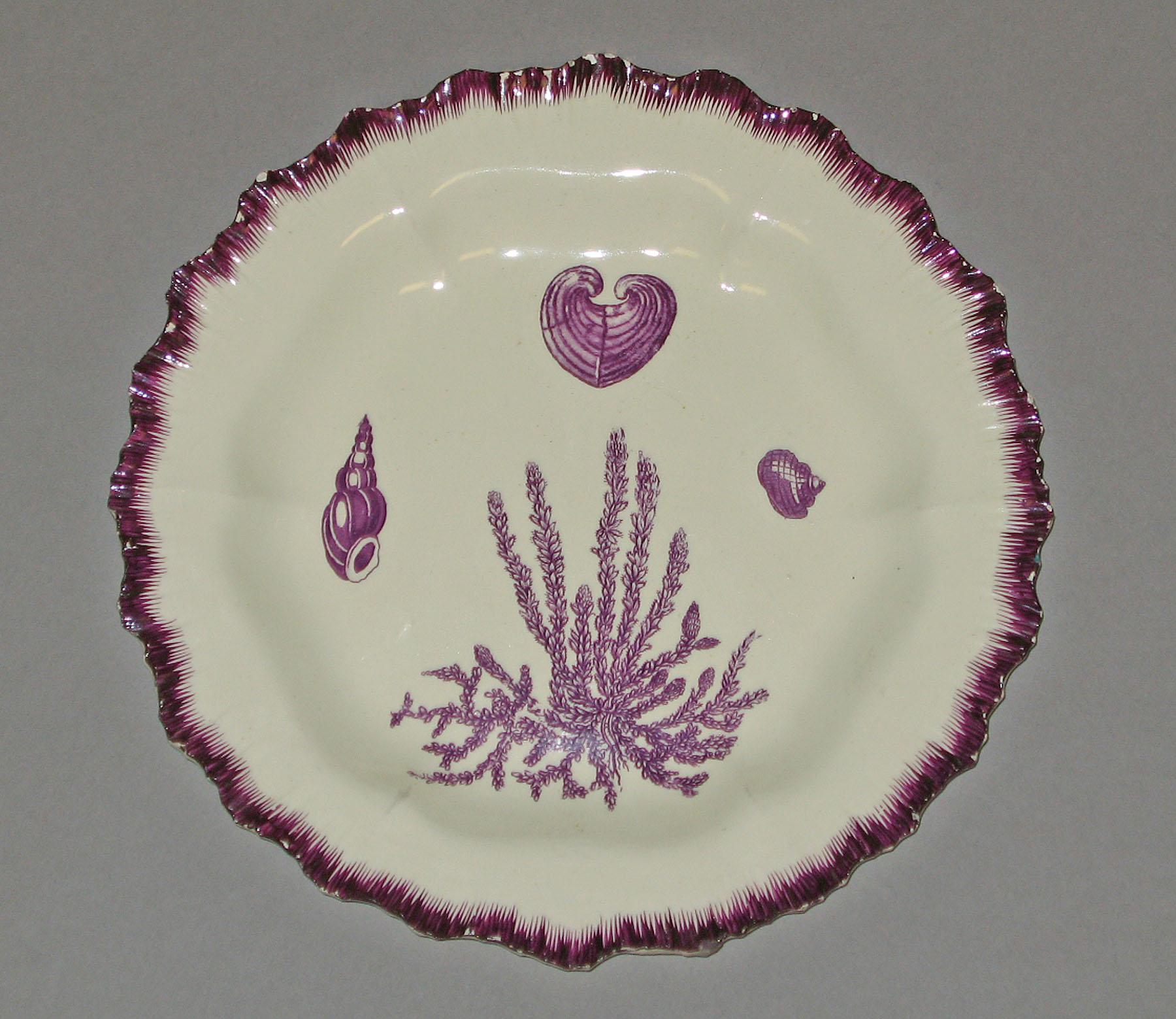 1964.0156.020 Creamware plate
