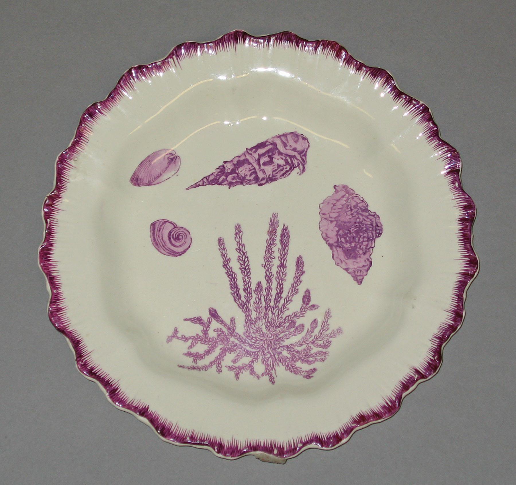 1964.0156.021 Creamware plate