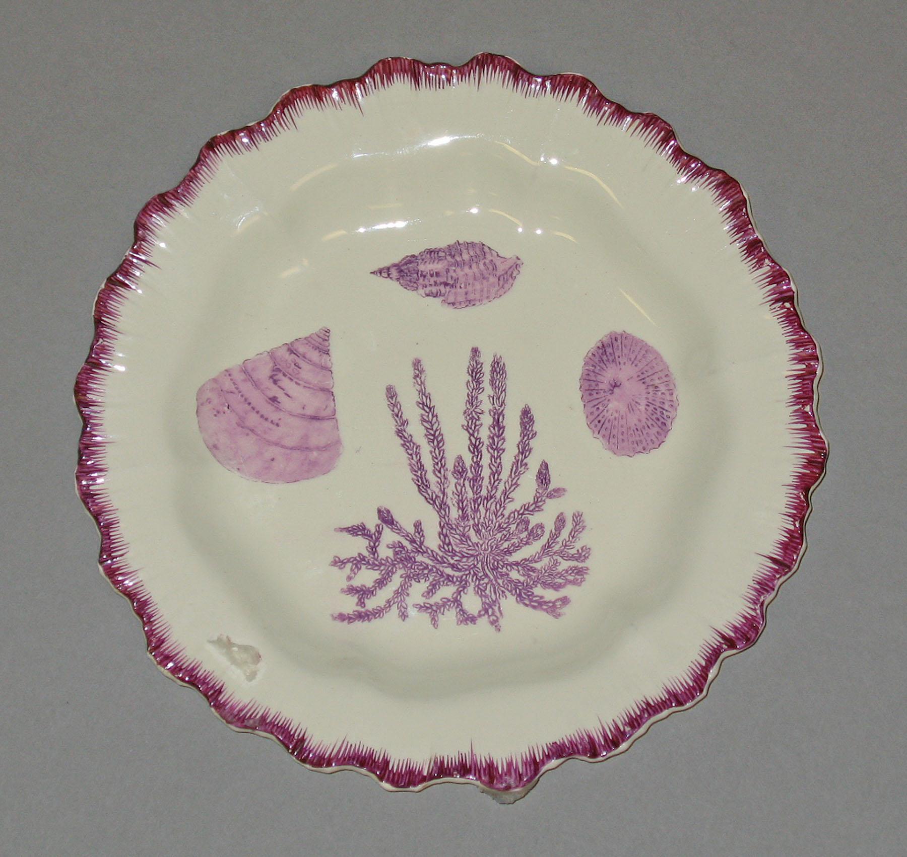 1964.0156.022 Creamware plate