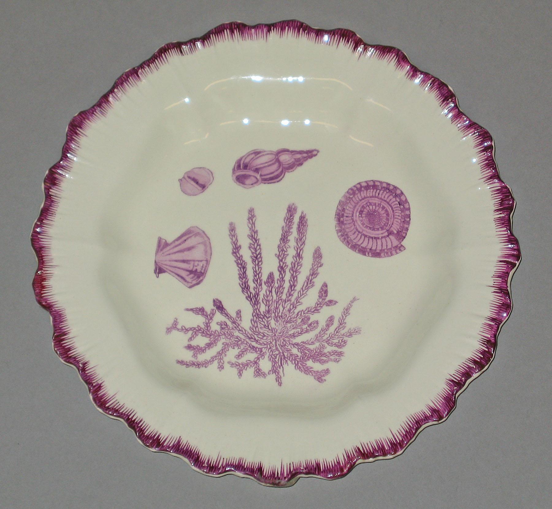 1964.0156.026 Creamware plate