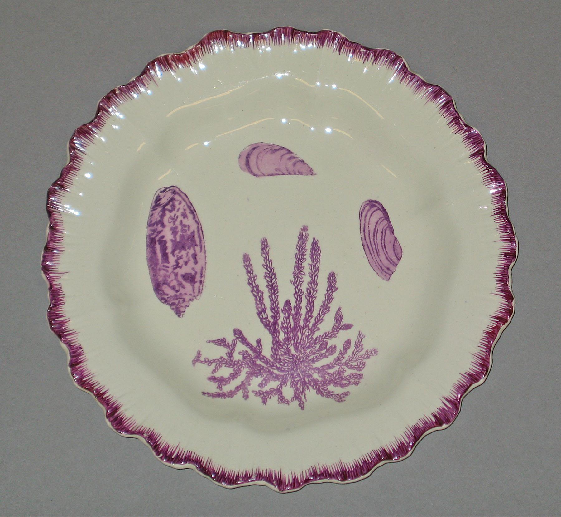 1964.0156.028 Creamware plate