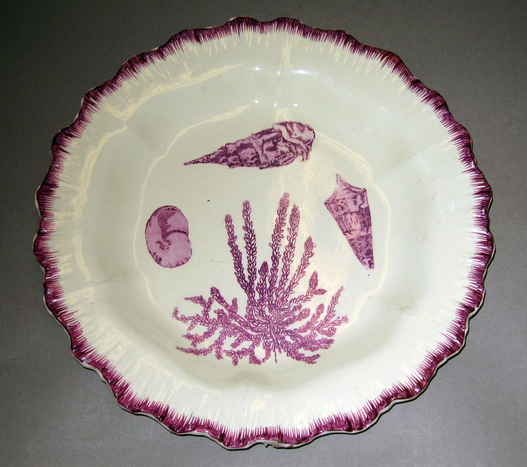 1964.0156.029 Creamware plate