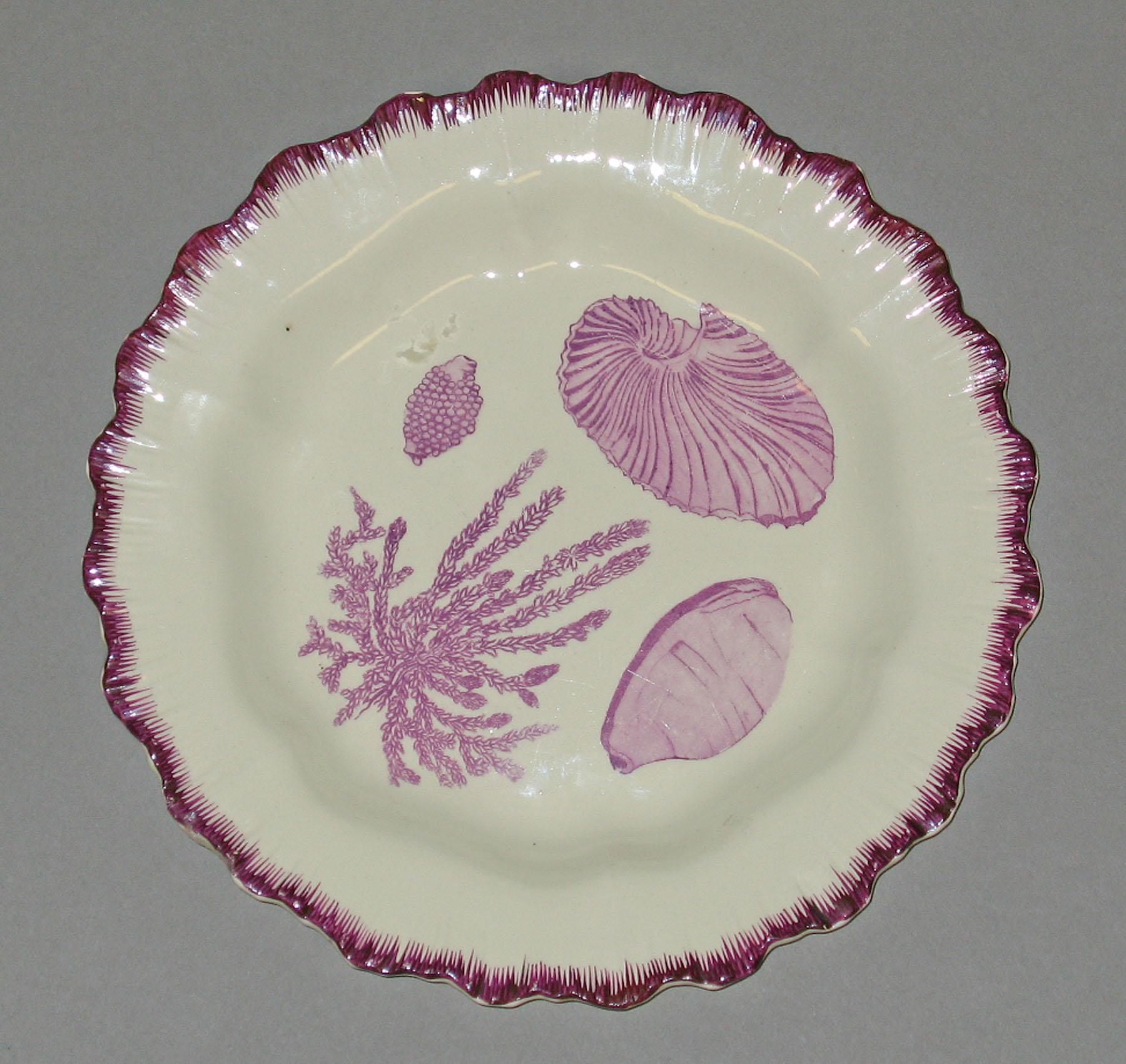 1964.0156.030 Creamware plate