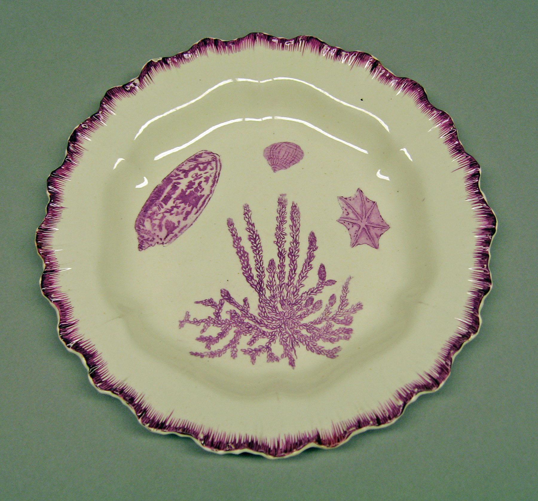 1964.0156.031 Creamware plate