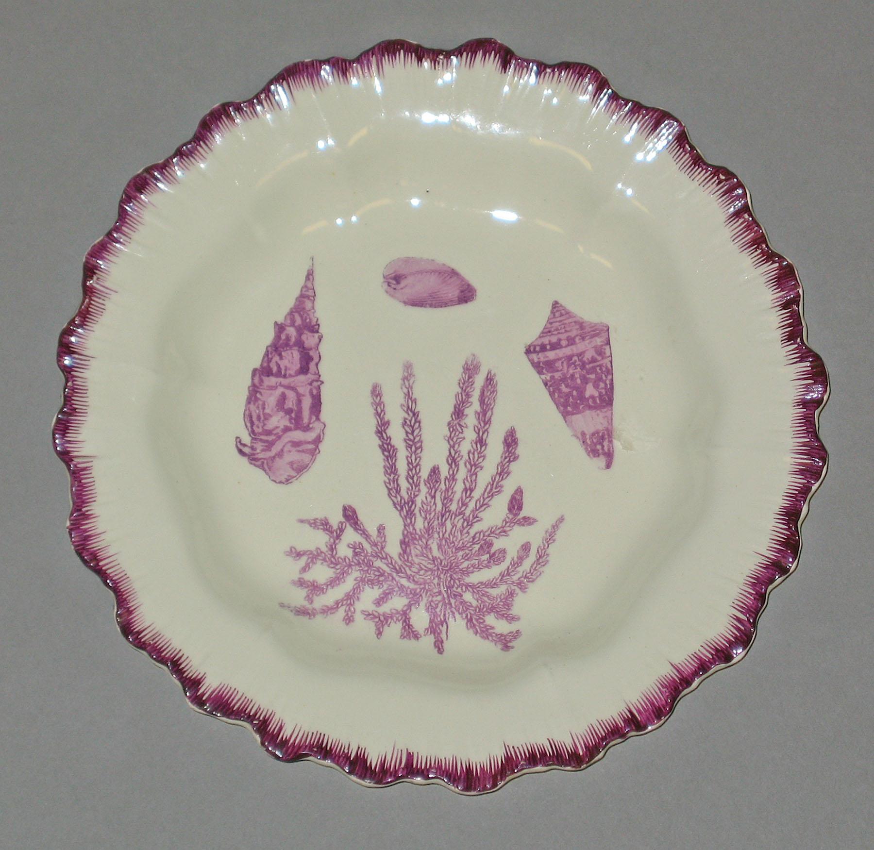 1964.0156.032 Creamware plate