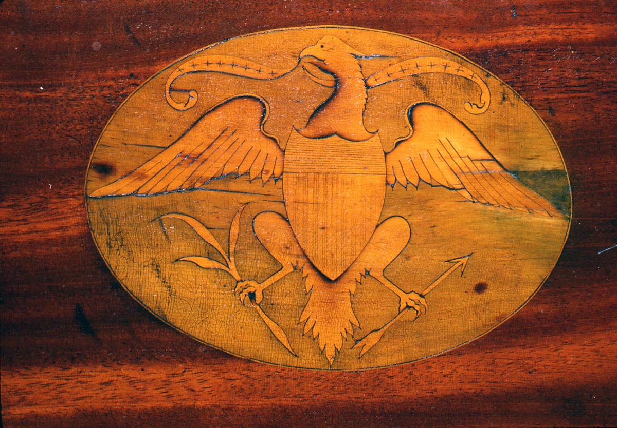 1955.0560 Chest, Chest of drawers (detail 1)