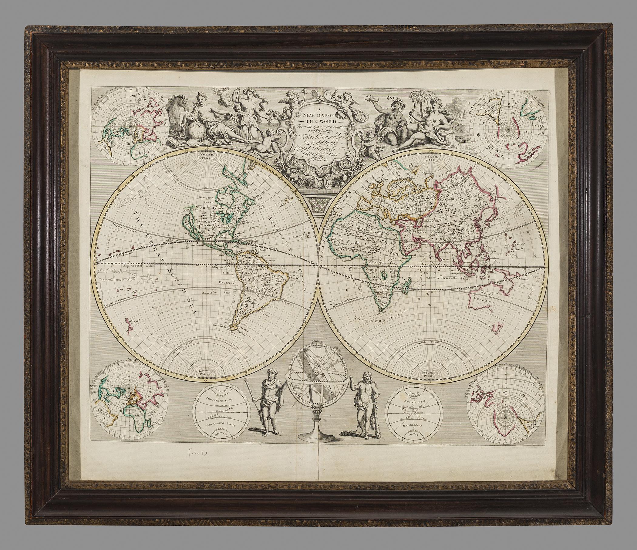 1964.0510 Map, 1965.2909 Frame, view 1