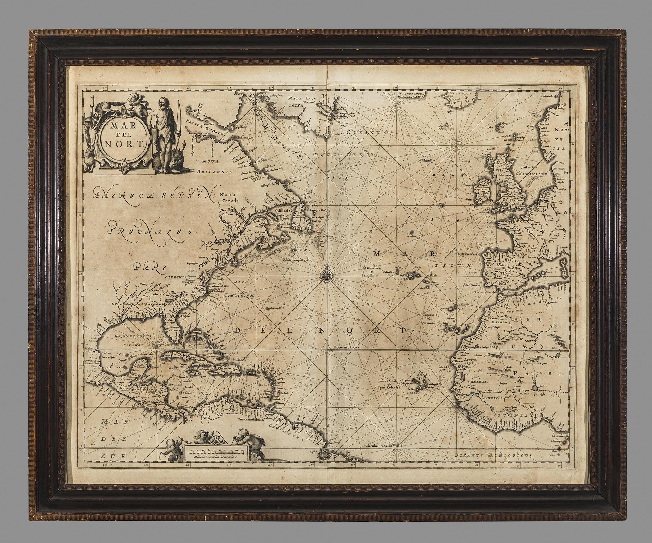 1964.0511 Map, 1965.2910 Frame, view 1