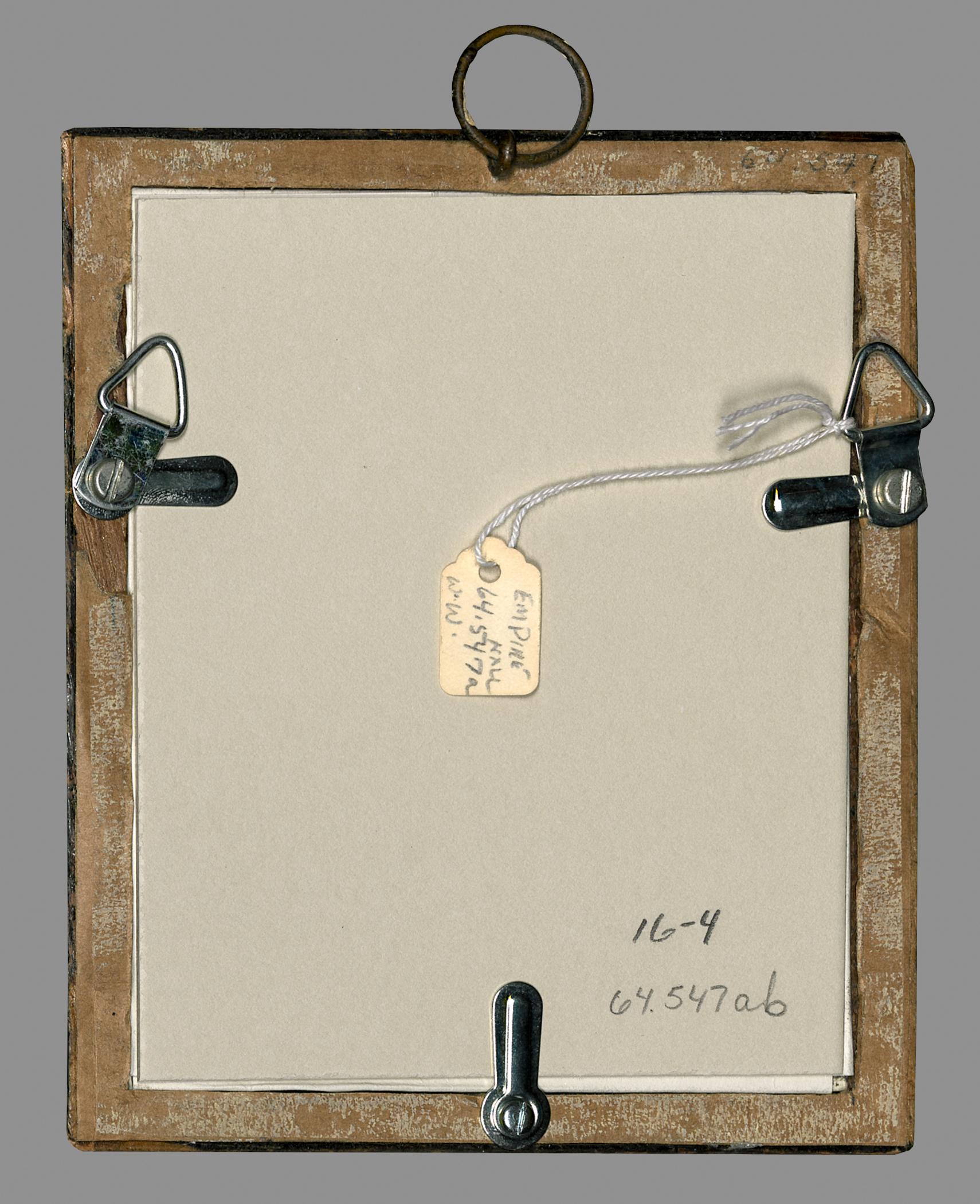 1964.0547 B Frame, view 3, reverse