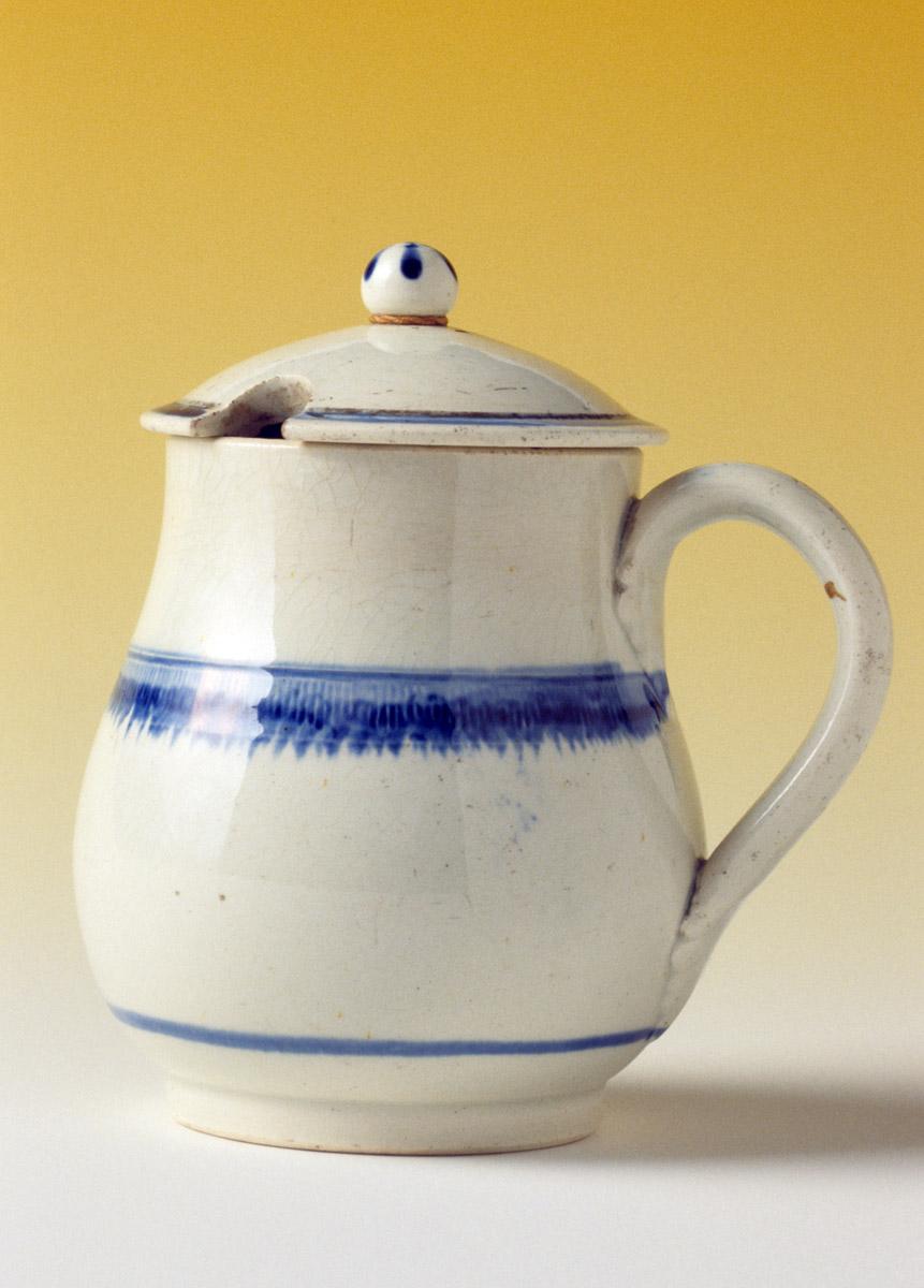 1955.0575 A, B Mustard pot