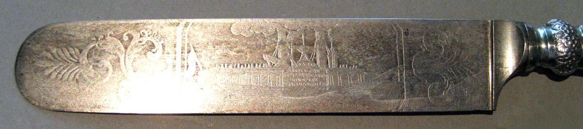 1964.0561.003 Silver Knife blade detail 2