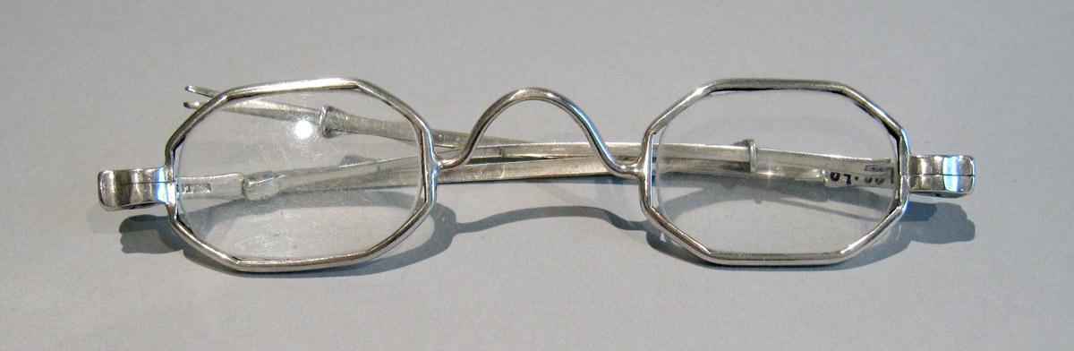 1964.0587 B Silver Spectacles view 2