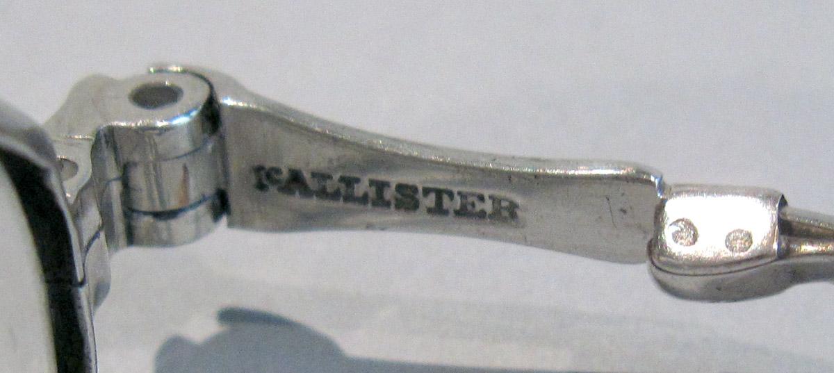 1964.0587 B Silver Spectacles mark 1